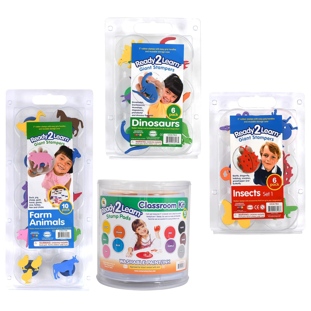 Ready2Learn™ Giant Stampers & Stamp Pad Kit